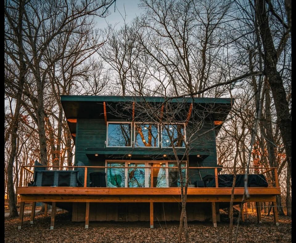 Rooted Timbers cabin exterior