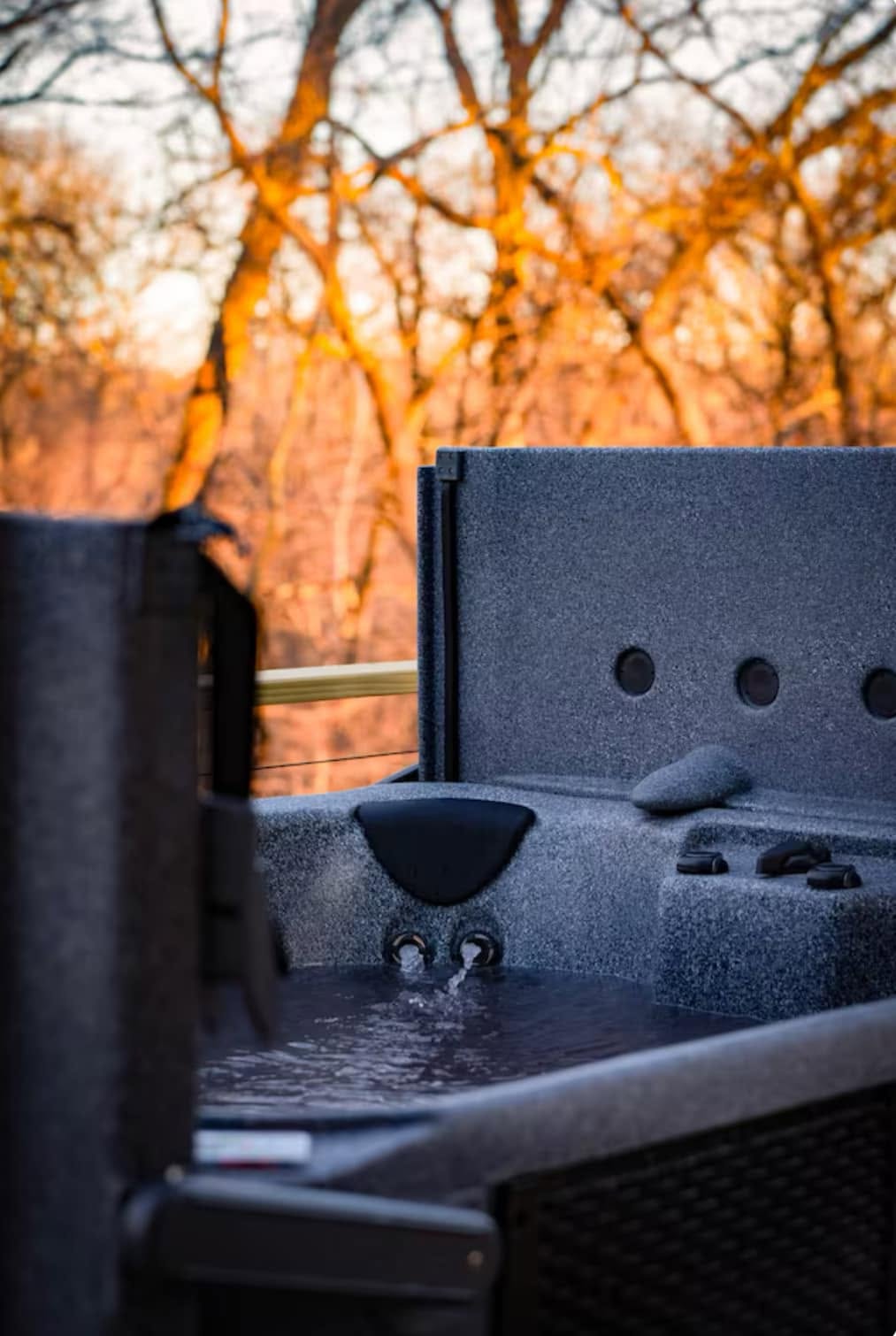 Outdoor hot tub