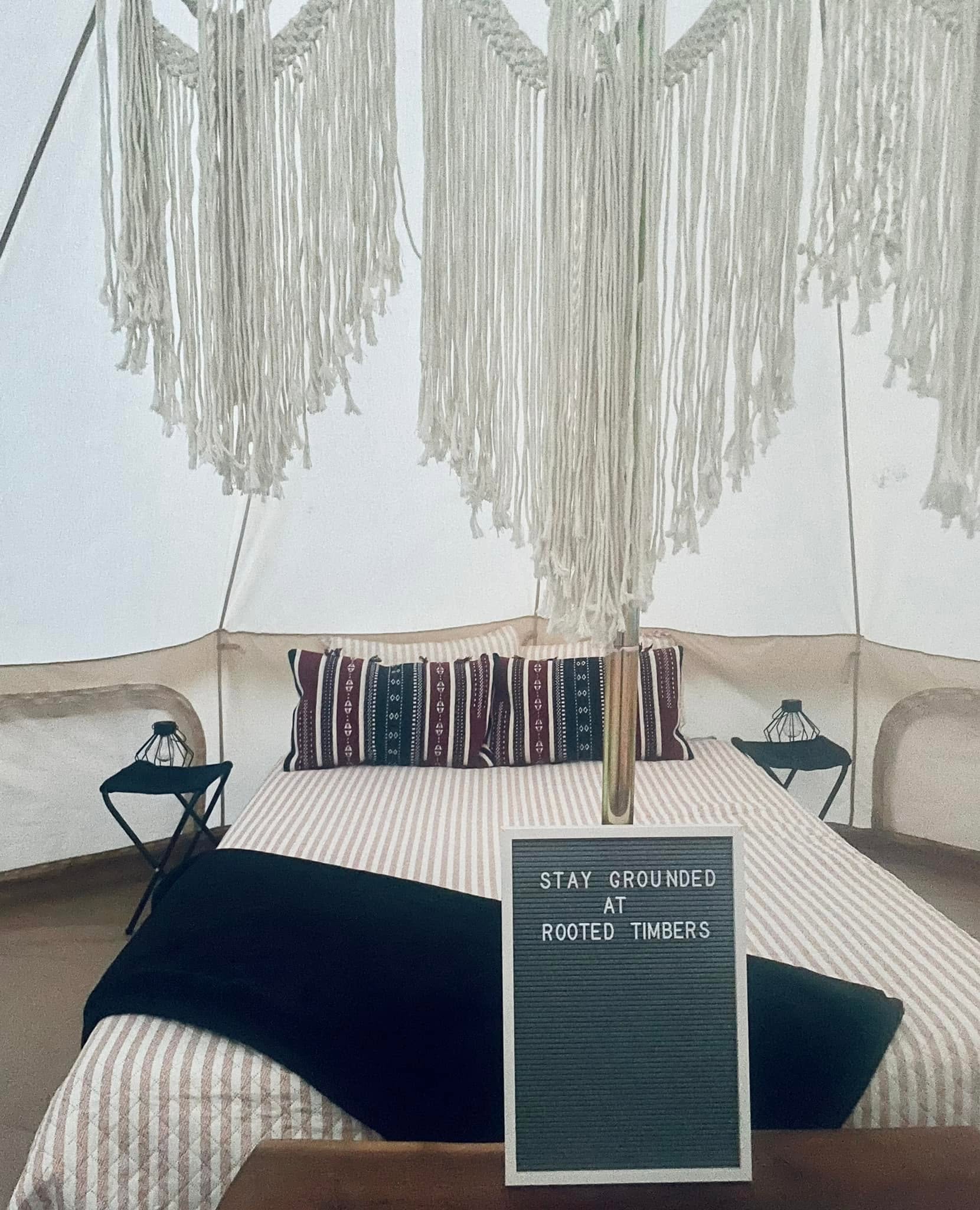 Tent interior