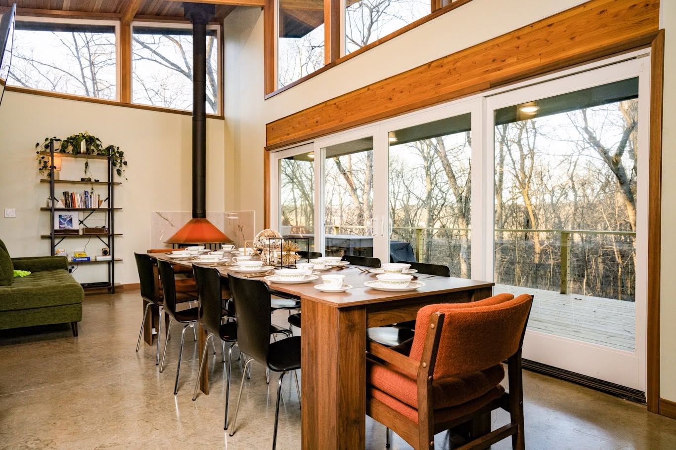Outdoor dining table